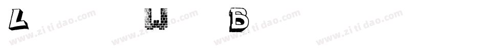Lettering1 Weird Bold字体转换